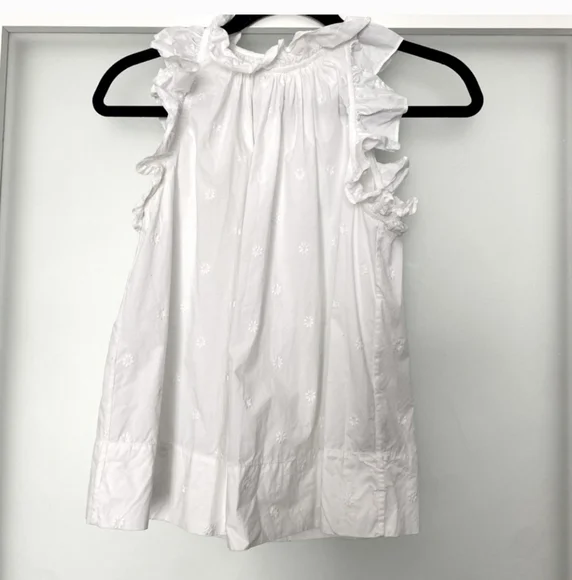 Ulla Johnson - Tilda - White Ruffle Top - Picture 4 of 5